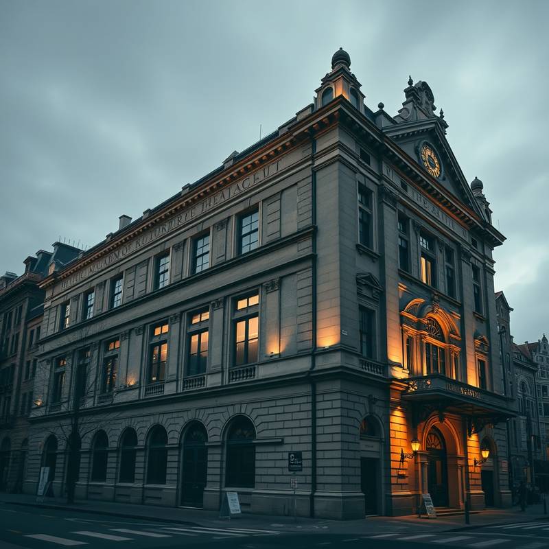 Het historische pand van de Amsterdamse Toneelacademie