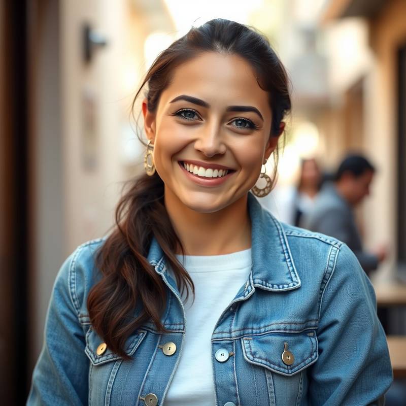 Portret van Fatima Yildiz, vriendelijk en energiek